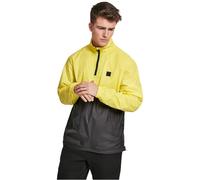 Urban Classics Stand Up Collar Pull Over Jacket Chaqueta, Multicolor (Brightyellow/Blk 01733), XX-Large para Hombre