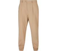 Urban Classics Straight Pleat-Front Trousers Unionbeige 40