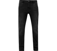 Urban Classics Pantalón vaquero elástico – Negro (Black Washed 709) 30W x 31L para Hombre