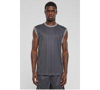 Urban Classics Striped Mesh Tanktop Black/white Talla: S | Camisetas sin Mangas Outlet | Hombre | Negro