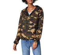 URBAN CLASSICS Sudadera Básica Cortavientos Mujer Con Capucha Ajustable, Cremallera Frontal, Cintura Ajustable Y Bolsillos Delanteros, Distintos Colores, Tallas Xs - 5Xl