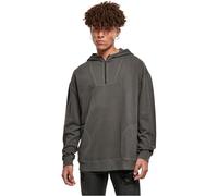Urban Classics Sudadera con Capucha de Campamento Sobreteñida Hombre