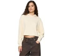 Urban Classics Sudadera con Capucha de Felpa Ligera para Mujer, Arena Blanca, S