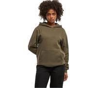 Urban Classics TB7433-Ladies Loose Brushed Fleece Hoody Hooded Sweatshirt, Olive, L Women's