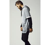 Urban Classics Sudadera con capucha de manga corta y cremallera lateral Gris/Gris S