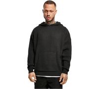 Urban Classics Sudadera con Capucha de Punto para Hombre, Negro, L