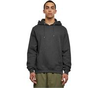 Urban Classics Basic Terry Hoodie Sudadera con Capucha, Gris Carbón, 3XL Grande Unisex Adulto