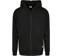 Urban Classics Sudadera con Capucha orgánica con Cremallera Completa, Negro, XXL para Hombre