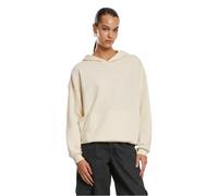 Urban Classics Sudadera con Capucha para Mujer de felpa Ligera, Arena Blanca, M