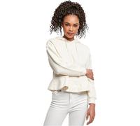 Urban Classics Ladies Organic Volants Hoody Whitesand Talla: XL | Sudaderas con capucha Outlet | Mujer | Blanco