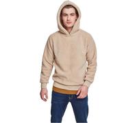 Urban Classics Sudadera con Capucha Sherpa para Hombre, Arena Oscura, M