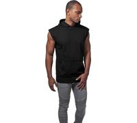 Urban Classics Sudadera con Capucha sin Mangas de Borde Abierto, Negro (Black 7), M para Hombre