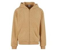 Urban Classics Tb7303-jaquard Velvet Zip-Hoody Sudadera, Union Beige, L para Mujer