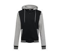 Urban Classics Capucha con Cremallera 2 Colores Hombre Capucha con Cremallera Negro/Gris