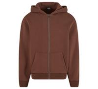 Urban Classics Sudadera con cremallera marrón XL EUR