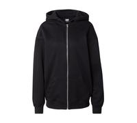Urban Classics Sudadera con cremallera negro / blanco XXXL negro / blanco