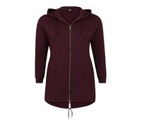 URBAN CLASSICS Ladies Sweat Parka, chaqueta larga con capucha, sudadera con cremallera, apertura delantera, distintos colores, tallas XS - 5XL