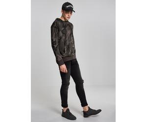 Urban Classics Sudadera Cuello Alto Camuflaje Camuflaje Oscuro M