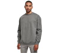 Urban Classics Sudadera Heavy Terry Garment Dye Crew Gris Oscuro Talla M Hombre