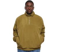 Urban Classics Basic Polar Fleece Troyer Sudadera, Tiniolive, S para Hombre