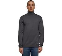 Urban Classics Sudadera Hombre Jersey de Punto con Cuello Alto Gris Oscuro L