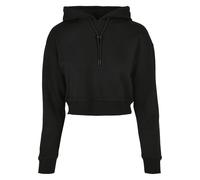 Urban Classics Sudadera con capucha Ladies Short Terry Hoody Negro 5XL