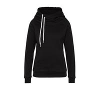 Urban Classics Ladies Raglan High Neck Mujer Sudadera con Capucha Negro Regular