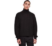 Urban Classics Sudadera para Hombre Boxy Roll Neck Sweater Negro XXL