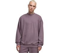 Urban Classics Sudadera para Hombre Light Terry Crew, suéter Casual para Hombre, Cuello Redondo, Corte Grande, Morado, S