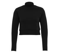 Urban Classics Ladies Interlock Short Turtleneck Crew Sudadera, Negro, XL para Mujer