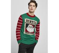 Urban Classics Sudadera Wanted Christmas Sweater X-Masgreen/White S