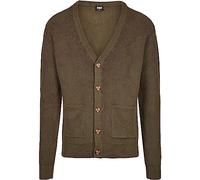 Urban Classics Sudaderas Boxy Cardigan para Hombre, Verde Oliva, L