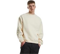 Urban Classics TB6751-Fluffy Crewneck Sweater, Whitesand, XXXXL Men's