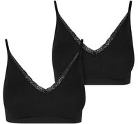 Urban Classics Sujetador con aros para mujer Ladies Padded Rip Bra 2-Pack TB7657A L