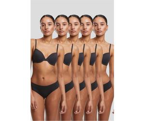 Urban Classics Sujetador con arosit Basic Cotton Brazilian 5-Pack TB7659C XL