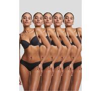 Urban Classics Sujetador de mujer con arosit Basic Cotton Brazilian Lace 5-Pack TB7660C S