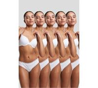 Urban Classics Sujetador de mujer con arosit Basic Cotton Brazilian Lace 5-Pack TB7660C XS