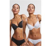 Urban Classics Sujetador de mujer con arosit Sujetador básico de mujer con aroson 2-Pack TB7652A 70A