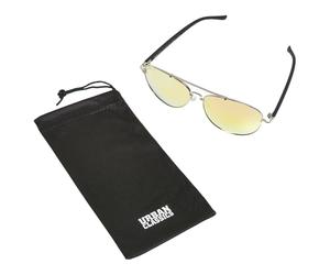 Urban Classics Sunglasses Mumbo Mirror UC, Gafas Unisex Adulto, Plata/Naranja, One Size