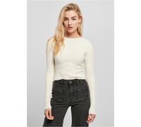 Urban Classics Sweater Cropped De Canalé Con Espalda Torcida Para Damas