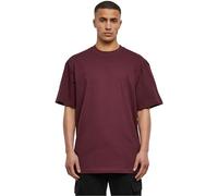 Urban Classics TB006-Tall tee, Camiseta Hombre, Rojo (Redwine), 5XS