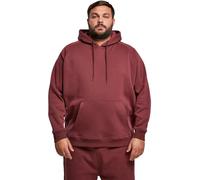 Urban Classics TB014-Blank Hoody 2-Pack, Sdadera Hombre, Rojo (Cherry), L