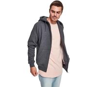 Urban Classics TB014C-Zip Hoody, Sudadera con capucha Hombre, Gris (Charcoal), 5XL