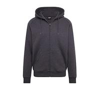 Urban Classics TB014C-Zip Hoody, Sudadera con capucha Hombre, Gris (Charcoal), M