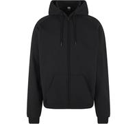 Urban Classics TB014C-Zip Hoody, Sudadera con capucha Hombre, Negro (Black), S