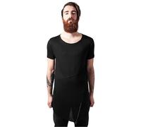 Urban Classics Tb1226 - Camiseta con Cremallera Frontal Larga y Abierta, Negro, XS Hombres