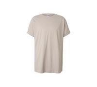 Urban Classics Tb1561-Long Shaped Turnup tee T-Shirt, Cloud, L Hombre