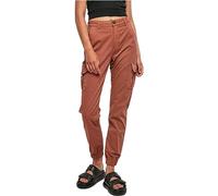 Urban Classics Tb3048-ladies High Waist Cargo Pants Pantalones, Terracota, 32 para Mujer