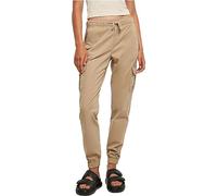 Urban Classics Tb3626-ladies High Waist Cargo Jogging Pants Pantalón, Union Beige, L Mujeres