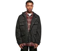 Urban Classics Tb3795-cotton Field Jacket Chaquetas, Negro, L para Hombre